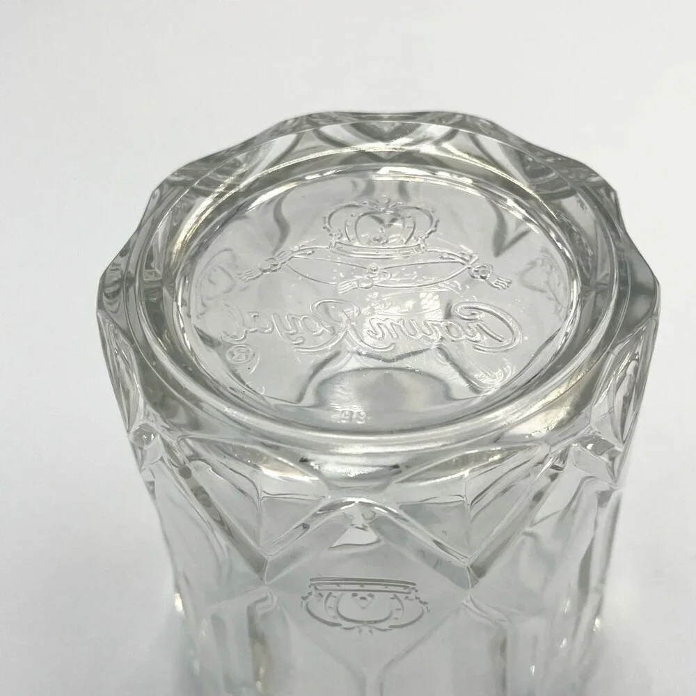 Crown‎ Royal Whiskey High Ball Glass Cocktail Drink Clear Glass 8 oz Tumbler Bar